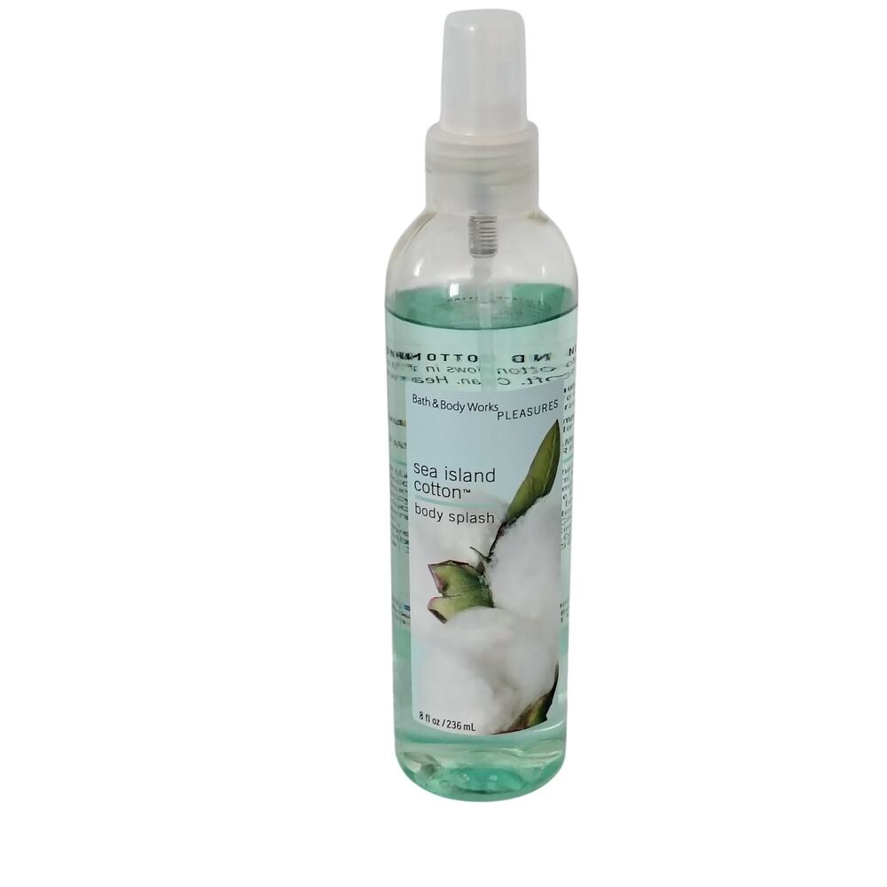 Bath & Body Works Sea Island Cotton Body Splash Spray 8oz Fragrance Original VTG